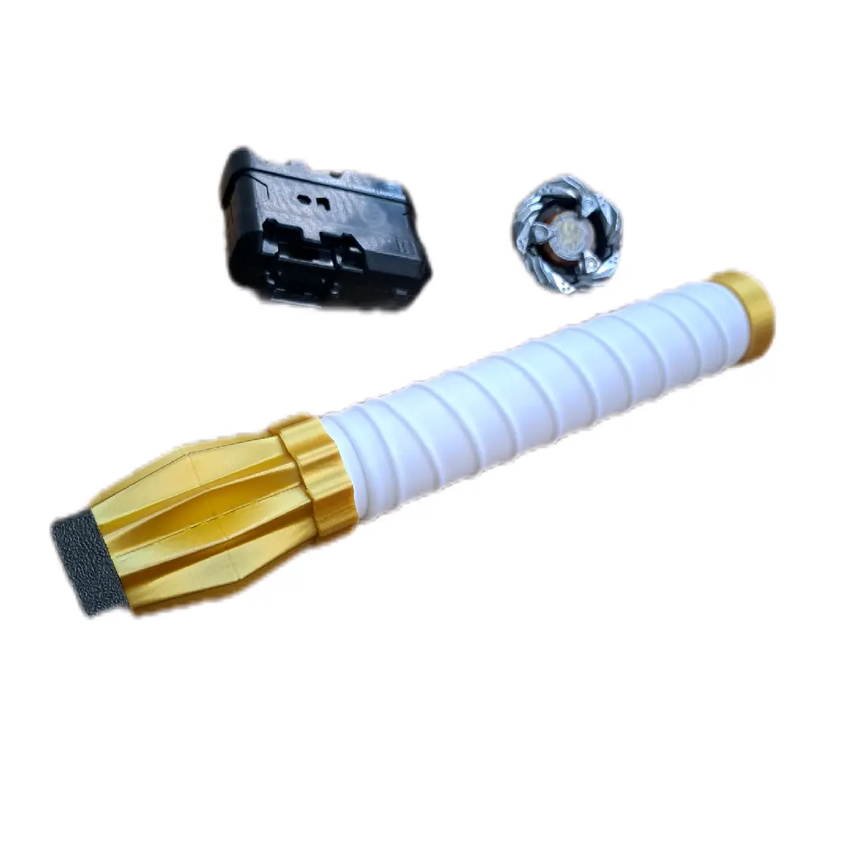 Kenpachi Zaraki BeybladeXBleach Launcher Handle - Durable Design for Enhanced Beyblade Experience collection training