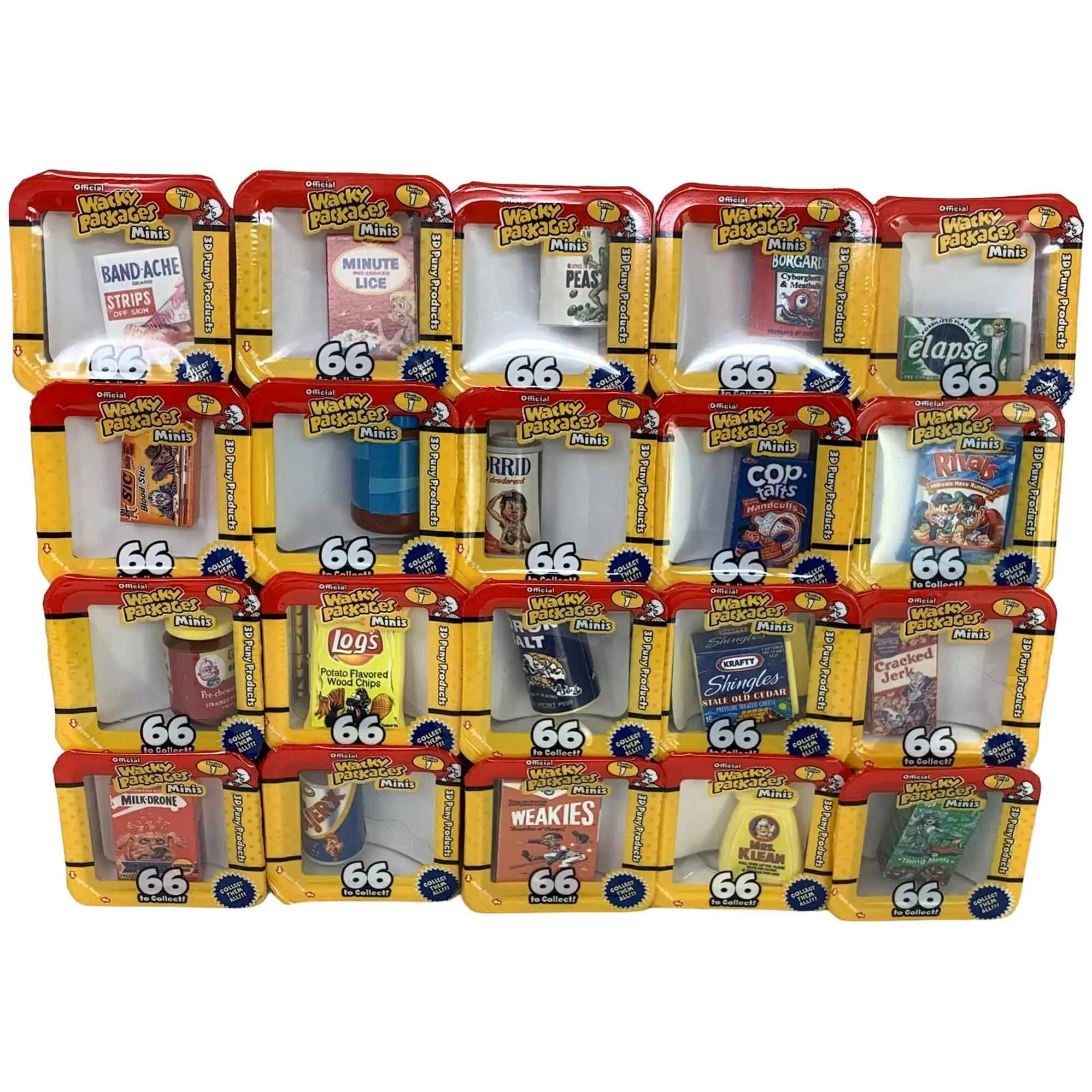 Wacky Packages Minis Series 1 (Complete Set of 20 Varieties)
