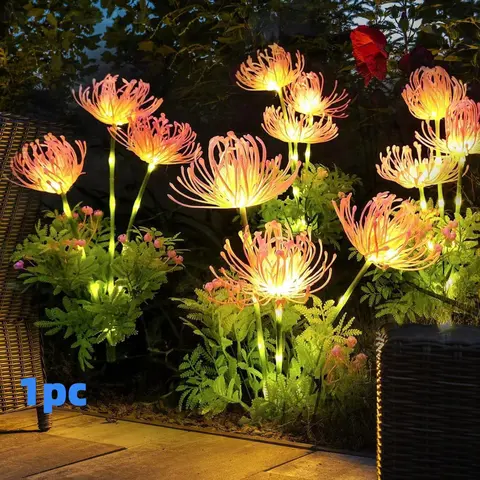 Solar Lily of the Valley Ground Stake Light, Outdoor Waterproof Decorative Lamp, Lawn Garden Atmosphere Fake Flower Light, Multi-Scene Use, Outdoor Waterproof Lights, Solar Powered Lights