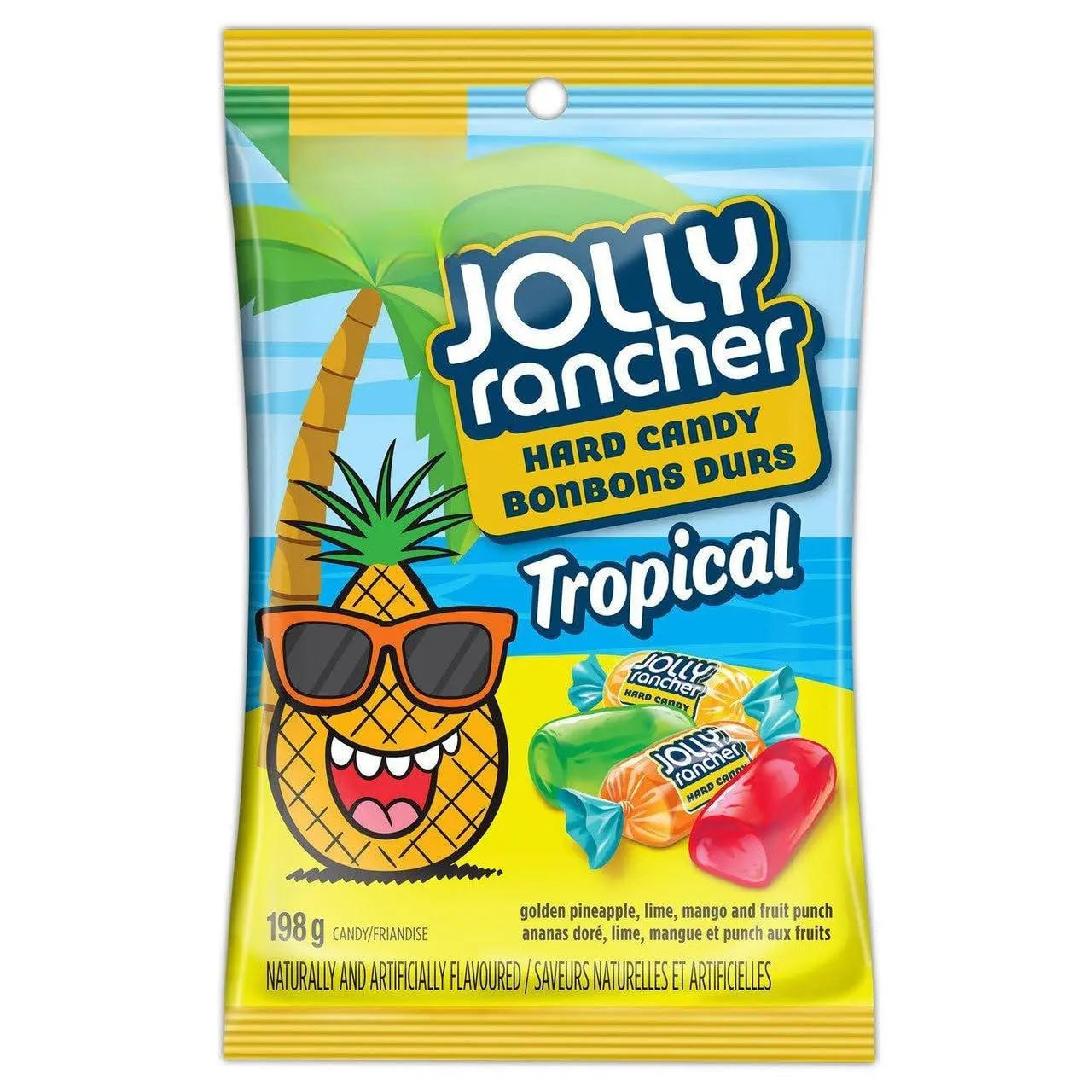 Jolly Rancher Tropical Hard Candy 198g Bag Golden Pineapple Lime Mango ...