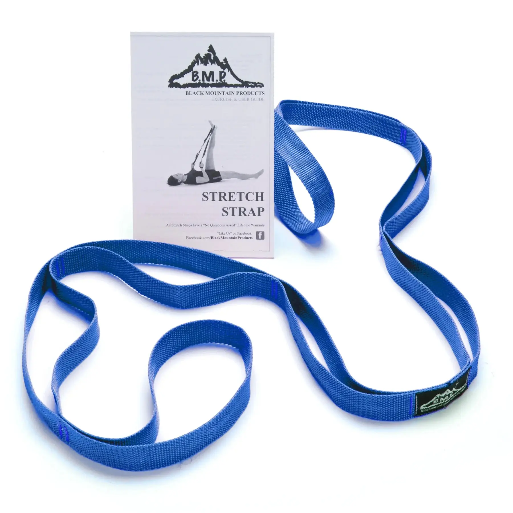 Stretch Strap with Instruction Guide, Blue