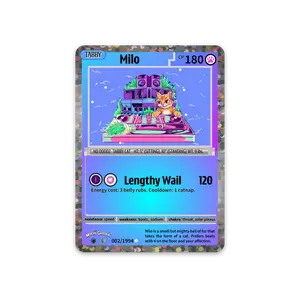 Milo Trading Card 3" Sticker