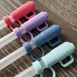 Straw Toppers - Multicolored Drinkware Accessory for Hydration