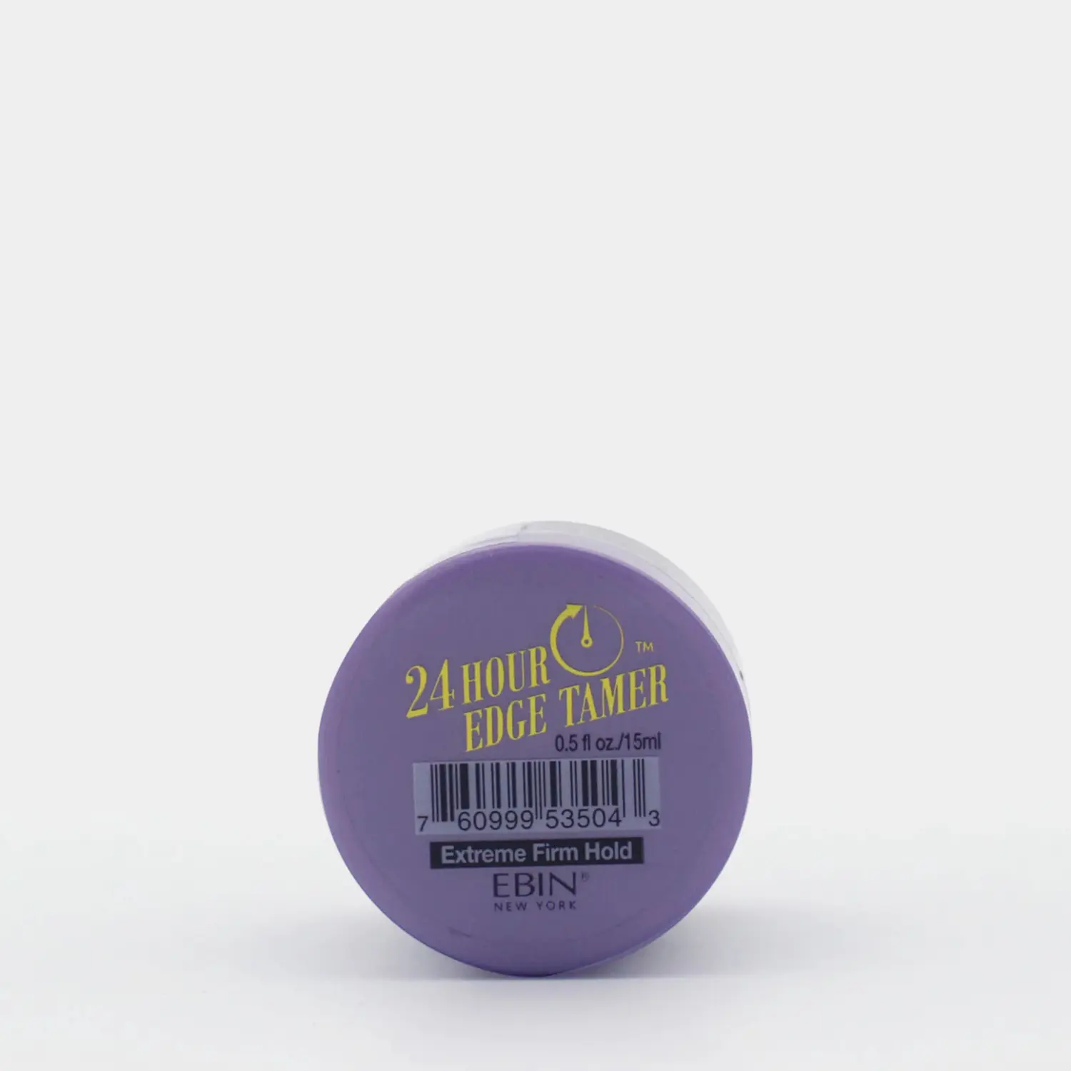 Ebin New York 24 Hour Edge Tamer, Extreme Firm Hold Edge Control Gel with Argan Oil, Long Lasting No-Flake Hair Styling Product for All Hair Types, 0.5oz / 15ml