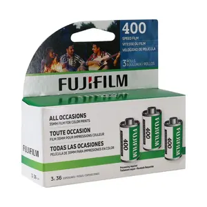 Fujifilm 400 Color Negative 35mm Film (36 Exposures) - 3 Pack