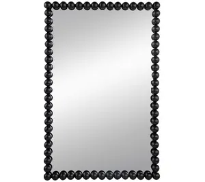 Harley Metal Beaded Black Mirror by Valerie