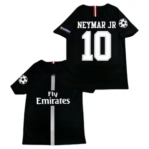 Neymar Jr. #10 Away Retro Soccer Jersey - Champions League Style, Lightweight Quick-Dry Football Fan Gear, Collectible Sports Soccer Jerseys