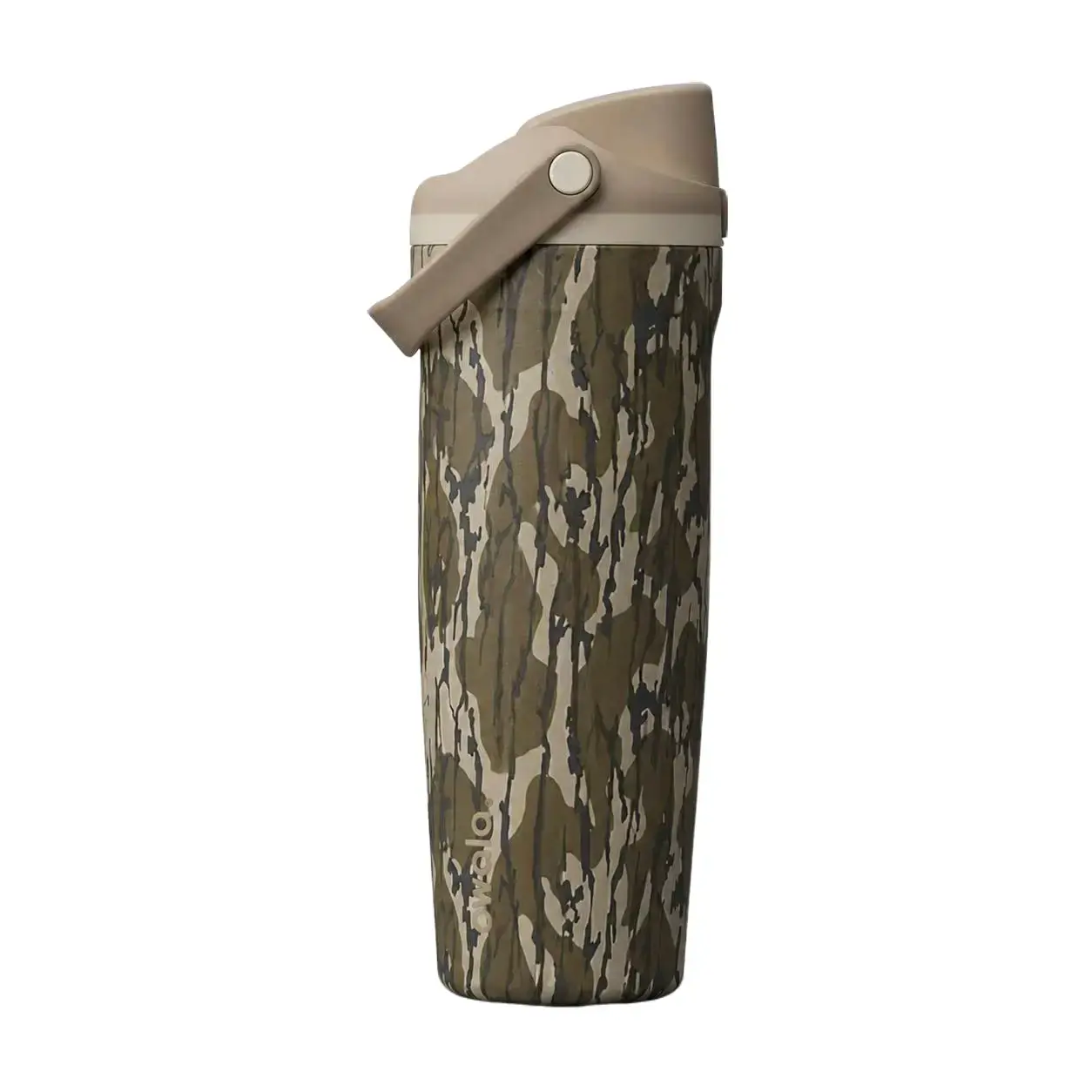 Owala 30oz Mossy Oak Camo Tumbler | Insulated Stainless Steel Travel Cup with Handle | Leak Resistant Coffee & Water Cup