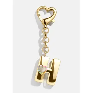 Girls Gold Initial Bag Charm - BaubleBar