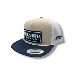 Hooey Cactus Ropes Hat - Cream/Blue