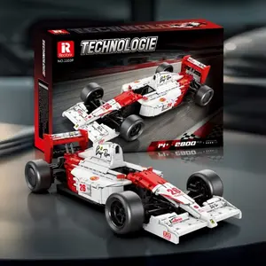 2800+ Pcs Formula Racing Car Building Blocks, V12 Engine 1:8 Scale Model Car Kit, Desktop Decoration, Race Car Assembly Toy, Birthday Gift