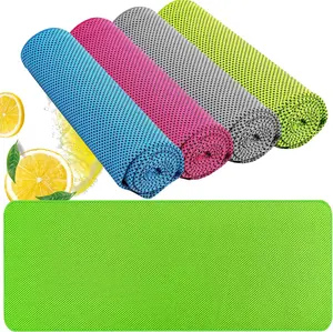 Cooling Towel 40x12 – Instant Chill Neck & Face Ice Towel, Soft Microfiber Cooling Wrap for Gym, Running, Workout & Outdoor Sports, Lightweight Quick-Dry