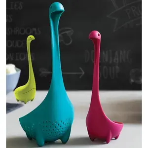 Dinosaurs Attack!Creative Loch Ness Monster Spoon Cartoon Food-Grade Plastic Spoon