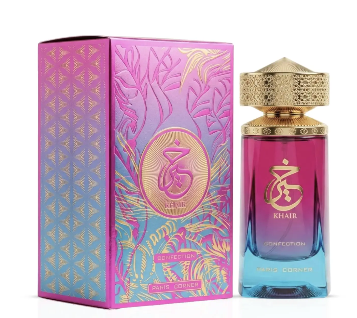 Paris Corner Khair Confection EDP 100ml Aromatic Unisex Fragrance - New Oriental Woody EDP Liquid Colognes for Men and Women with Musk, Rosemary