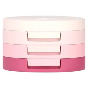 Kaja Beauty Bento, Bouncy Shimmer Eyeshadow Trio, 01 Rosewater, 0.1 oz (3 g)