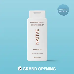 NATIVE Body Wash – Rich Lather, Gentle Cleanse