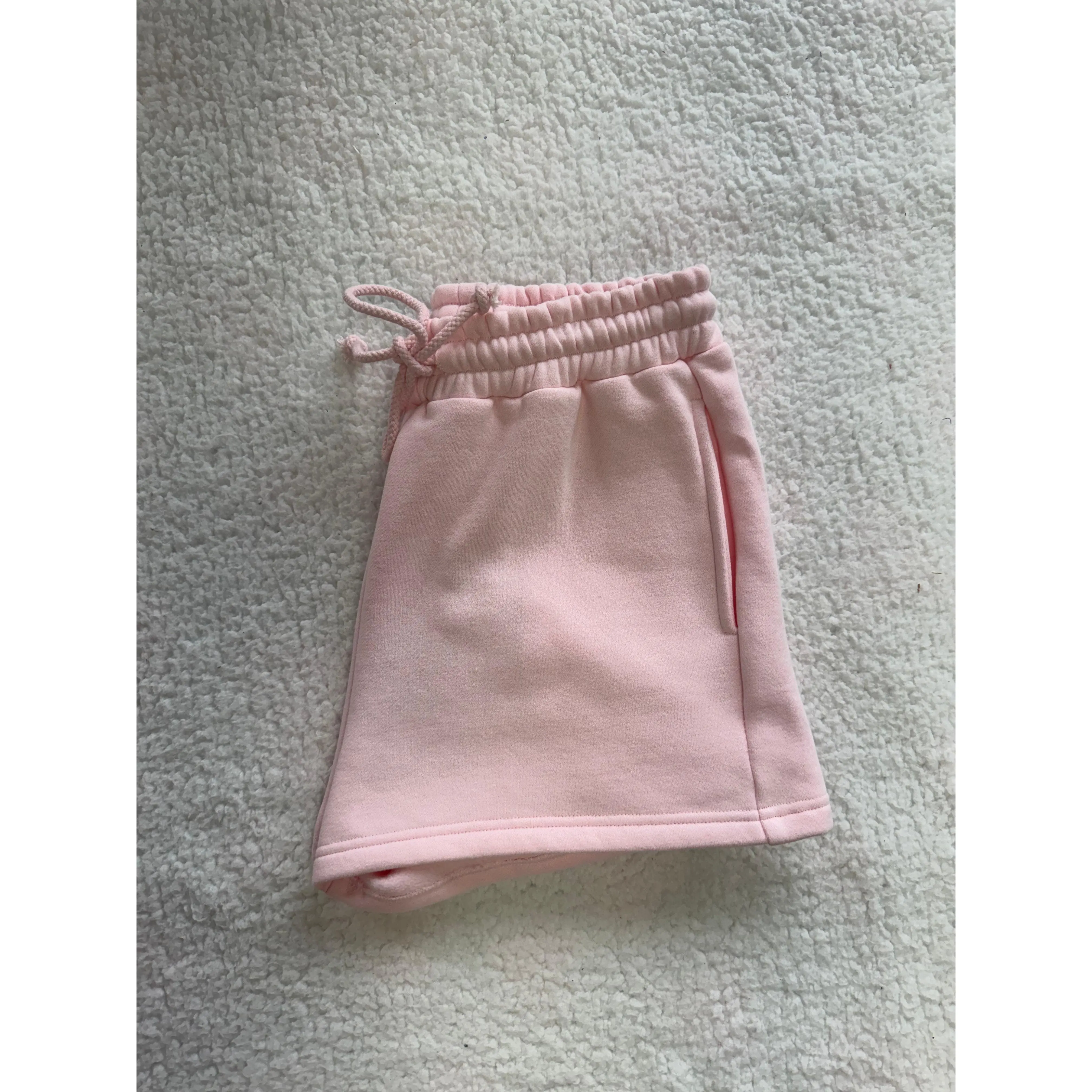 Light Pink Basic Blank Shorts