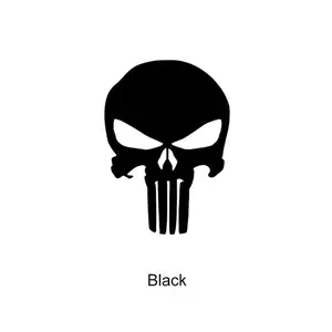 New Skull Head Car Sticker Decal Engine Hood Car Sticker Side Door Car Sticker Reflective Decoration Car Motorcycle Helmet Sticker
