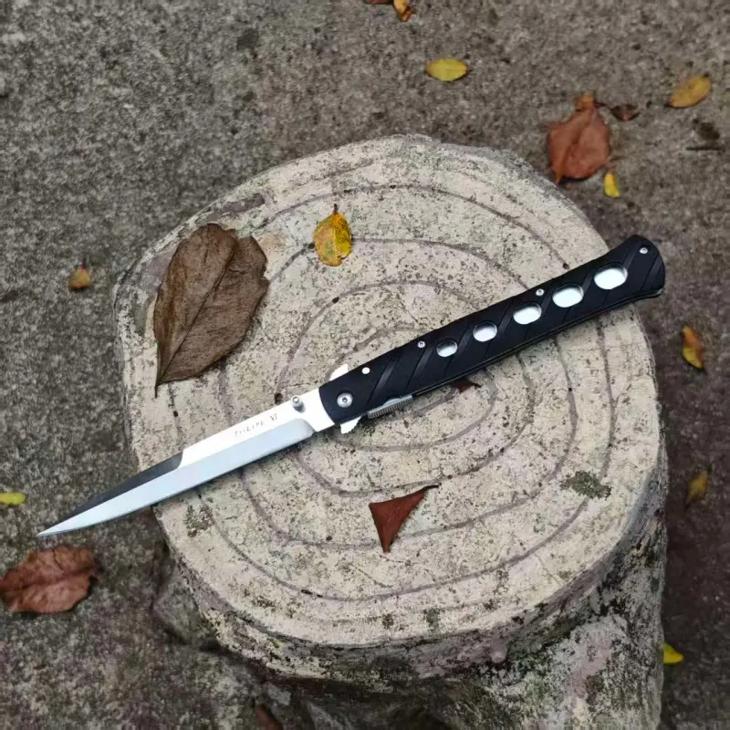 Multi-Functional Compact Survival Knife - High-Hardness Steel Blade, Anti-Slip Handle, Ideal for Hiking, Light Outdoor Activities, Festival Gift (Sports & Outdoor Camping Gear), Bushcrafting