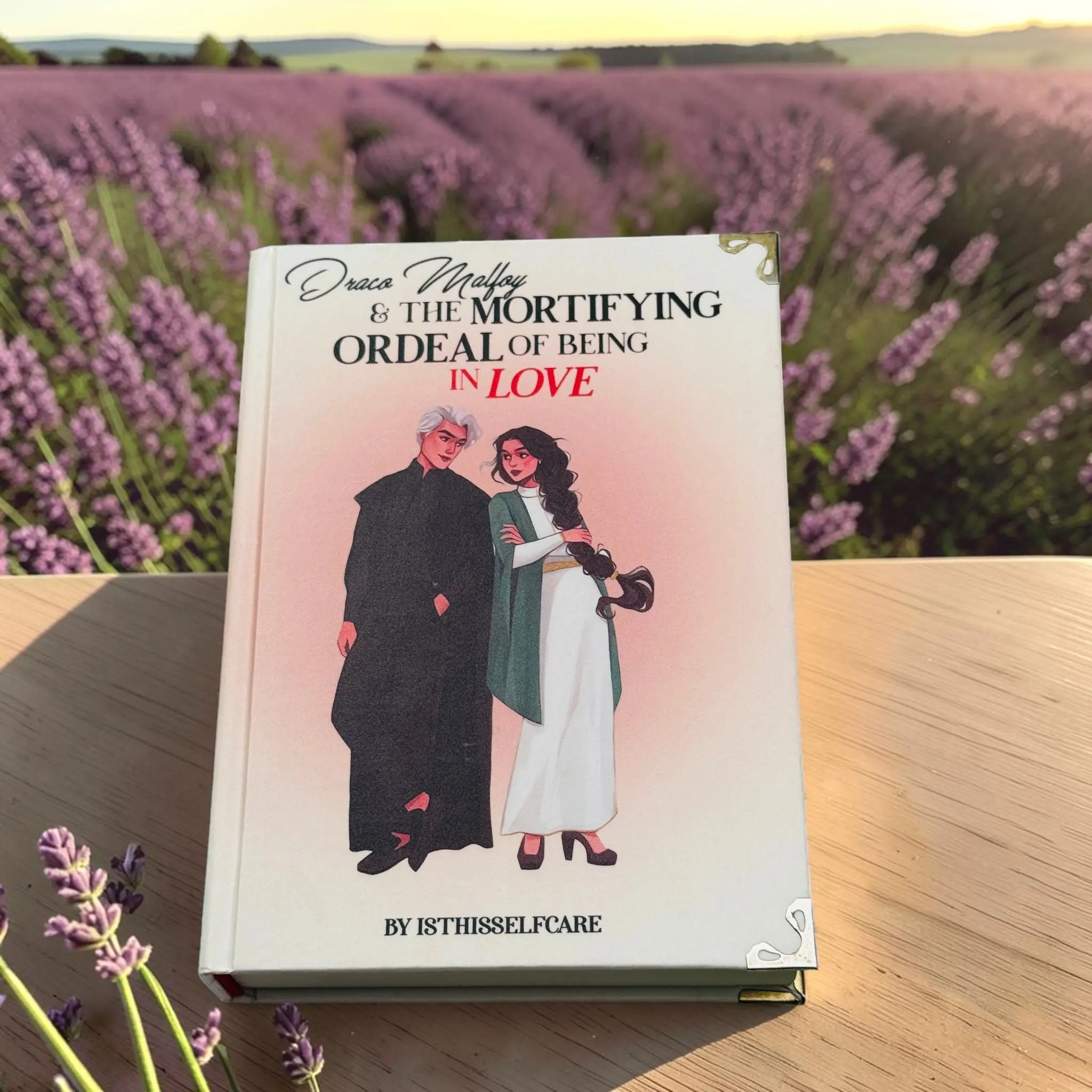 Draco Malfoy & The Mortifying Ordeal of Being in Love Hardcover Fanfiction Novel, Illustrated Collector’s Edition with Metal Corner Protectors, Romantic Fantasy Book Gift for Readers, Collectors and Book Lovers