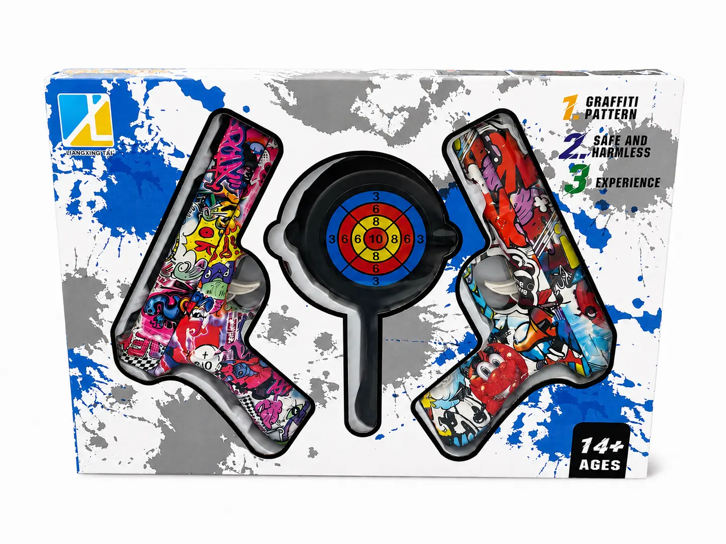 Dual Gel Blaster with Target and Balls