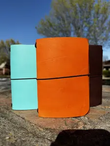 B6 Leather Journal Cover for planner, journals