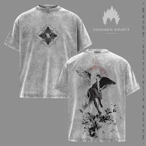 Omniscient Reader’s Viewpoint T-Shirt, Fallen Graphic Tee, Korean Webtoon Shirt, Dark Fantasy Streetwear, Vintage Washed Oversized Top, Manhwa Inspired Outfit, Kim Dokja Design, Webtoon Aesthetic Apparel