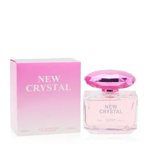 New Crystal by Secret Plus, Eau de Parfum Spray for Women, Casual Daily Cologne- Succulent Wild Berries, Daytime & Casual Use, for all Skin Types, 3.4 Fl Oz