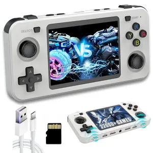 R36h Retro Handheld Game Console, 22000+ Games, 23 Emulators, Dual 8w Speakers, 2500mah Battery, Linux System, 3.5 Inch IPS Screen, 64GB