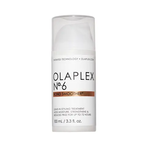 Olaplex No.6 Bond Smoother Plant Extract Creamy Leave-In Hair Treatment Bottle - Vegan, Gluten-Free, Cruelty-Free Smoothing Antifrizz Leave-In Conditioner for Normal & Dry Hair, Repairs, Boosts Moisture, Strengthens, 72-Hour Control, Flawless Shine