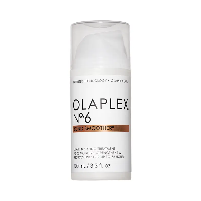 Olaplex No.6 Bond Smoother Plant Extract Creamy Leave-In Hair Treatment Bottle - Vegan, Gluten-Free, Cruelty-Free Smoothing Antifrizz Leave-In Conditioner for Normal & Dry Hair, Repairs, Boosts Moisture, Strengthens, 72-Hour Control, Flawless Shine
