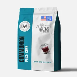 Travel Pack - The Miracle Meal Pre-Filled Communion Plus+ Cup - Bag of 25 with Wafer and 100% Concord Grape Juice