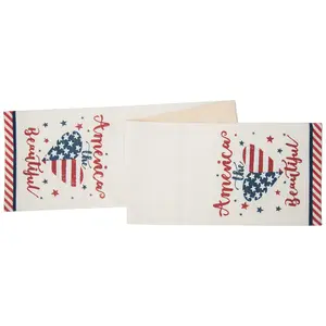 America The Beautiful Table Runner by Valerie