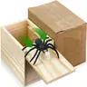 Durable Wooden Spider Prank Box, 1 Piece Handcrafted Money Surprise Box, Novelty & Gag Toy for Adults, Quirky Prank Gifts, Prank Gifts, Holiday Gift Gift, Birthday Gift