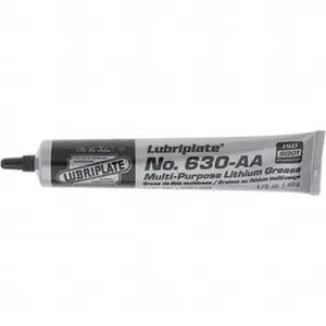 Lubriplate 1.75 oz Tube Lithium High Temperature Grease Off White, High/Low Temperature, 270°F Max Temp, NLGIG 1, L0067-086