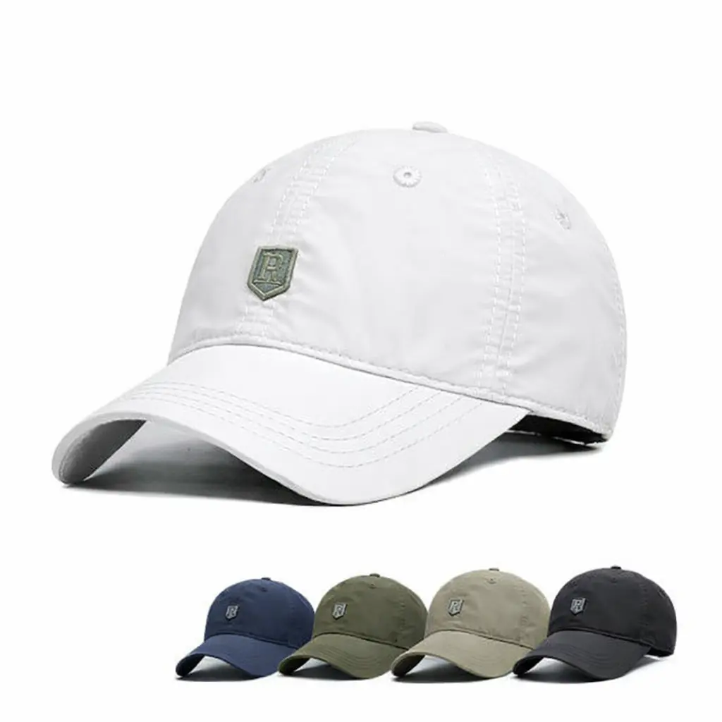 Men's 2-Pack Quick-Drying Sunshade Baseball Hat - Summer Thin, Casual Outdoor Sports Hiking Duckbill Hat