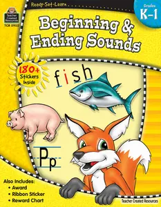READY SET LEARN: BEGINNING & ENDING SOUNDS GR K-1