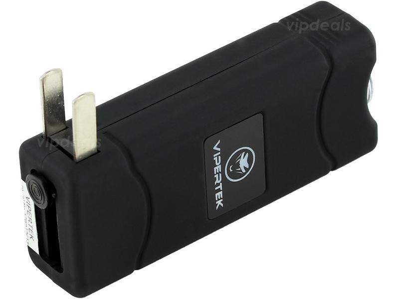 VIPERTEK VTS-881 Mini LED Flashlight – Compact Black, Built-in Light, Portable Design