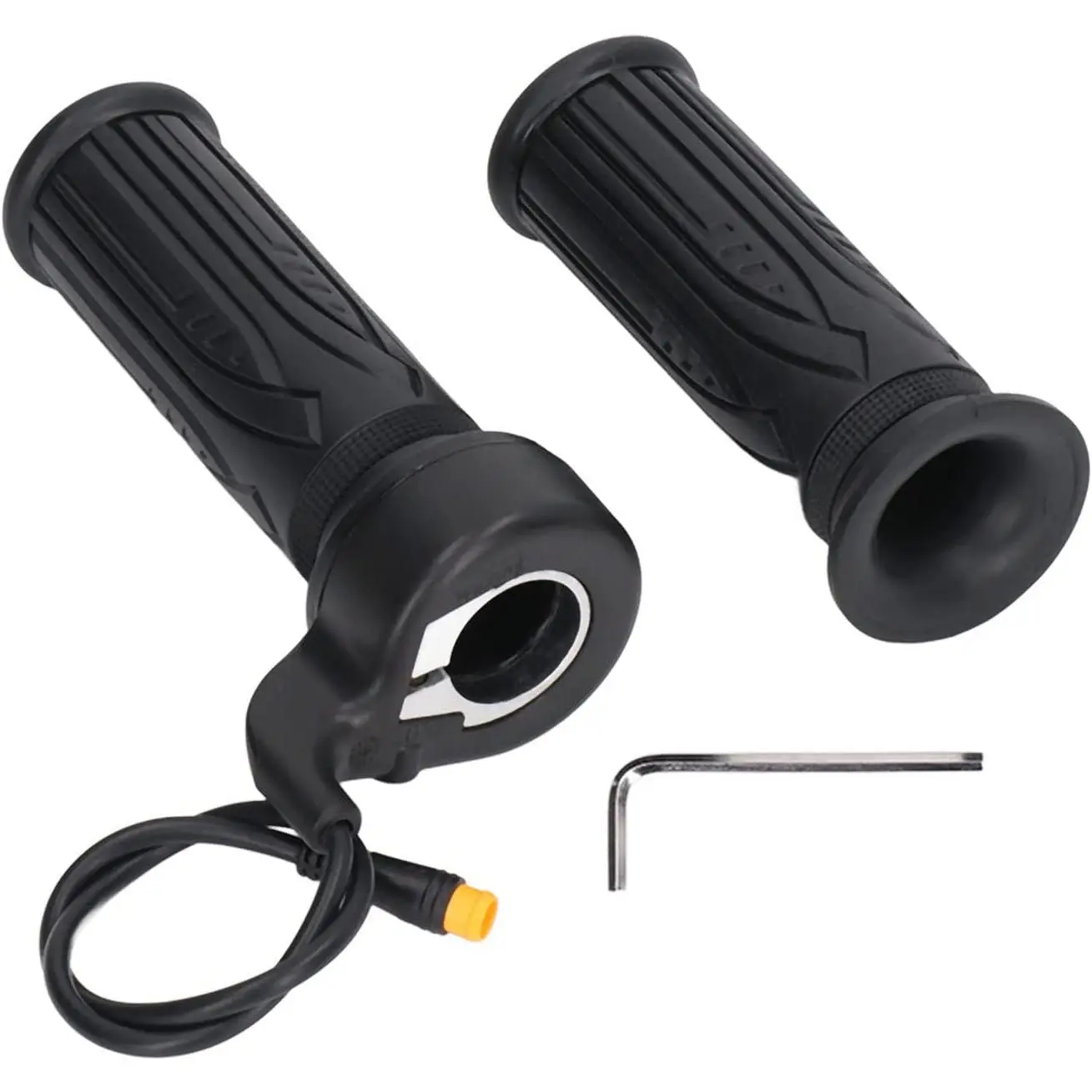 20X Full Twist Throttle, Stable E-Bike Throttle, Electric Bike Throttle, Full Twist Throttle Ebike for Scooters and Electric Bicycles with Waterproof Connector