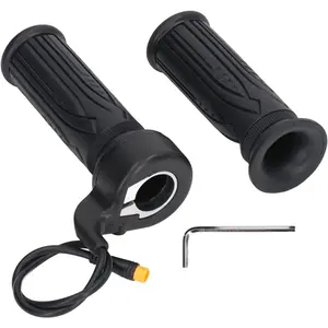 20X Full Twist Throttle, Stable E-Bike Throttle, Electric Bike Throttle, Full Twist Throttle Ebike for Scooters and Electric Bicycles with Waterproof Connector