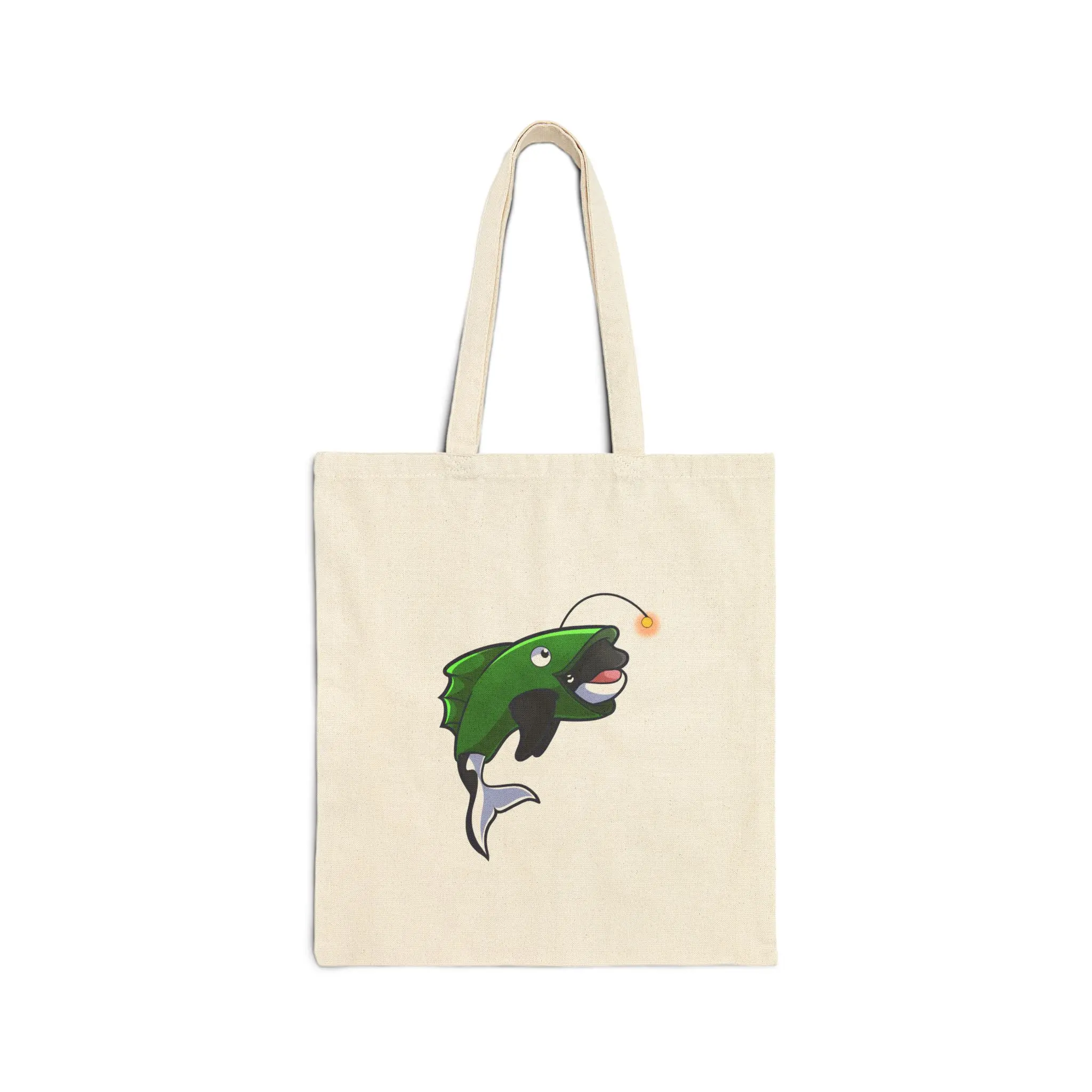killer whale in a fish costume Illustration Tote | Cute Fishing Cartoon, Sea Life Beach Bag