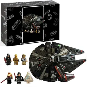 1579 Pieces, The Dark Starship,  Set for Boys and Girls - Collectible Toy with 6 Minifigures - Birthday Gift for Kids