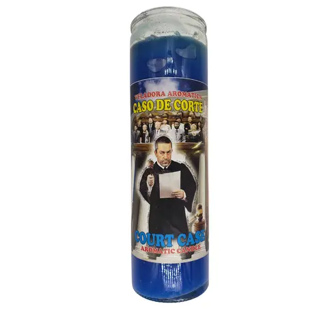 Spiritual Court Case Prepared Candle - Traditional Scented Glass Candle for Legal Matters, Justice, Favorable Outcomes with Aroma Light,Candles Scented