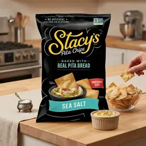 SNACKS Sea Salt Pita Chips, 16 OZ