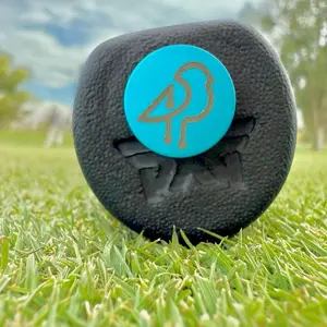 Teal Birdie Button