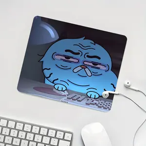Funny Fatigue Work Square Gaming Mouse Pad, Humorous Aesthetic Desktop Decoration Protection Pad, Rubber Non-Slip Lock Edge Work Pad, Small Size Suitable For Laptop Desktop Games Work, Non Slip Mousepad, Humorous Gift For Family And Friends