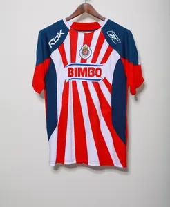 Vintage Reebok 2009-2010 Chivas De Guadalajara Soccer Jersey Size Mens, Short Sleeve, Quick-Dry Football Shirt, Liga MX Fans Jersey