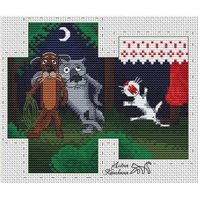 Once upon a time, there was a dog 1 - PDF Cross Stitch Pattern