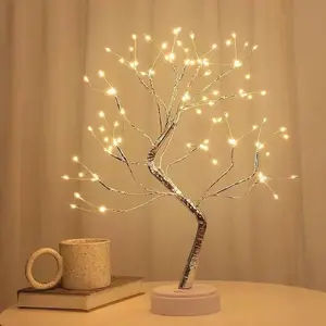 108 LED USB Battery DIY Tree Light Indoor Wedding Party Gift Decoration Christmas Mini Twinkling Table Night Fairy Tree Light