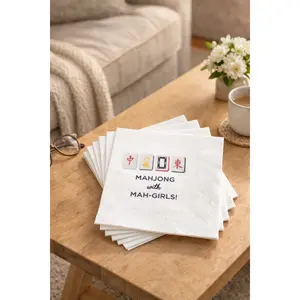 Mah Girls cocktail Napkins